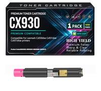 Cx930dse Cx931dse Cartuchos de tóner Compatibles 85D0HK0 85D0HCO 85D0HMO 85D0HY0 Tóner para Lexmark CX930 Cx930dse Cx931dse Cx931dtse Impresoras con Chip Alto Rendimiento