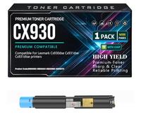 Cx930dse Cx931dse Cartuchos de tóner Compatibles 85D0HK0 85D0HCO 85D0HMO 85D0HY0 Tóner para Lexmark CX930 Cx930dse Cx931dse Cx931dtse Impresoras con Chip Alto Rendimiento