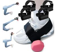 CXAFQ 2 Parejas Equipo De Entrenamiento De Hebillas De Tobillo, Pesas Tobillos, Ankle Weights, Fijado Al Tobillo En Forma De Correa, Movimientos De Entrenamiento De Piernas y Caderas Para Familias