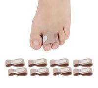 CXAFQ Hammer or Broken Toe Separator Bandages, 8 Enderezadores de Pie para Dedo en Martillo, Toe Alignment in Case of Fracture, Férulas de Dedo, Vendajes Acolchados