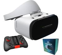 CXCZFG Gafas Realidad Virtual 3D, Gafas Inteligentes para Videojuegos Gafas Pantalla Vídeo, Ajuste Miopía 600°, para iPhone 16/15, Steam Deck, ROG, Mac, PC, Android E iOS(050)