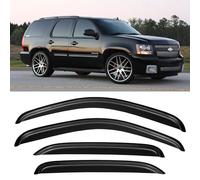 Cxdar Protectores de Lluvia para Ventana, Viseras de ventilación para Chevy Tahoe/GMC Yukon 2007, 2008, 2009, 2010, 2011, 2012, 2013, 2014, Chevy Tahoe/GMC Yukon, deflectores de Viento para 07-14