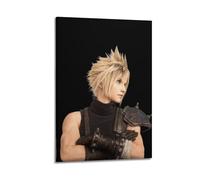 CXEEUDFFN Póster de Final Fantasy con diseño de Final Fantasy de Final Fantasy VII, póster decorativo para pared e impresión artística moderna para dormitorio familiar, 20 x 30 cm