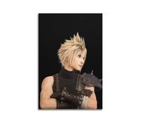 CXEEUDFFN Póster de Final Fantasy con diseño de Final Fantasy de Final Fantasy VII, póster decorativo para pared e imagen artística moderna para decoración de dormitorio familiar, 20 x 30 pulgadas (50