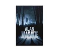 CXEEUDFFN Póster decorativo de Alan Wake Game 9, póster decorativo para pared e imagen artística moderna para decoración de dormitorio familiar, 08 x 12 pulgadas (20 x 30 cm)