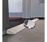 CXEGCCUF Rampas de acera para Interiores Rampas de plástico Rampa de Puerta Rampas de umbral Tira de transición de rampa doméstica de Silicona sólida Antideslizante para Robot de Limpieza (