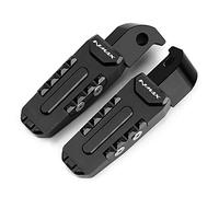 CXEPI Motocicleta Aluminio Posterior Reposapiés Pie Clavijas Pedales Para NMAX 125 155 Nmax125 Nmax155