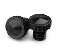 CXEPI Tapones Espejo Tornillo Retrovisor Motocicleta(1 piezas M10*1.25mm de en el sentido de las agujas del reloj+ 1 piezas ren el sentido contrario a las agujas del reloj)