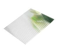 CXGBQSJ 2Pcs Placa Acrílica Rayada Transparente Panel Plástico Texturizado 3mm,200x200mm
