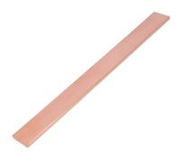 CXGBQSJ Barra Plana de Cobre 99,9% Tira de Cobre de 500mm de Largo Alta Conductividad para Electricidad Conexión a Tierra e Industria Metalúrgica,2x20mm