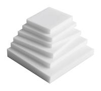 CXGBQSJ Hoja Plástica Pom para Maquinado CNC, Placa Acetal para Ingeniería, Fabricación y Uso Industrial,80 * 500 * 500mm