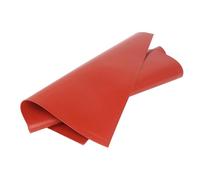 CXGBQSJ Lámina De Caucho De Silicona Roja 1000X500mm Junta De Caucho para Juntas Sellos Manualidades Soportes Nivelación, Espesor,1mm