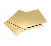 CXGBQSJ Placa De Latón 4 Piezas 0,1 Mm De Grosor Fáciles De Cortar, Láminas De Metal Finas para Manualidades, Modelismo, Reparaciones Eléctricas,15x15mm