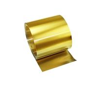 CXGBQSJ Tira de Latón Rollo 1m, Hoja De Latón Fina para Manualidades, Modelismo, Proyectos Eléctricos Y Aplicaciones Industriales,0.15x20mm