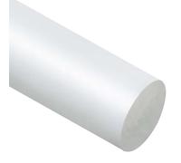 CXGBQSJ Varilla Redonda De Nylon PA6, Barra Plástica Resistente A Los Impactos para Cojinetes, Bujes Y Partes Mecánicas, Longitud 50cm,100mm/2pcs