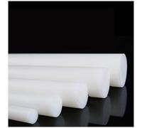 CXGBQSJ Varilla Redonda de Poliacetal Pom Autolubricante Baja Fricción Barra de Plástico de Ingeniería para Corte CNC, Perforación y Aplicaciones Industriales,45 * 500mm/2pcs