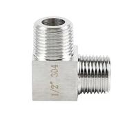 CXGFRGH Conectores para tuberías, Conector de tubería de Alta presión de Acero Inoxidable, Rosca Macho Hembra métrica M8, M10, M12, M14, M16, M18 y M20, 1 Unidad(Male to Male,M12x1.25)