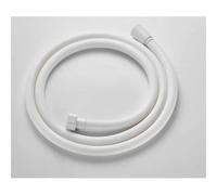Cxiang-Tubos y Mangueras PVC High Pressure Silver Black Smooth Shower Hose For Bathroom Handheld Head Flexible Plumbing GI/2 Universal, Resistencia a altas temperaturas(White,400cm)