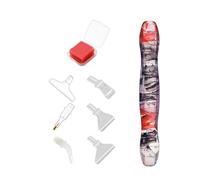 CXINLky Juego de 13 bolígrafos para pintura de diamantes, accesorios de pintura de diamante, con 6 puntas de bolígrafo y 6 adhesivos para taladrar, para pintura de diamantes, bordado, herramientas de