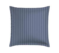 CXL by Christian Lacroix - Juego de 1 Almohada Cuadrada con Memoria de Forma + 1 Funda de Almohada - 60 x 60 cm - Ropa de Cama de satén de algodón - Lavable a máquina a 40 °C - Rayas Tejidas, Color