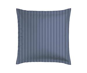 CXL by Christian Lacroix - Juego de 1 Almohada Cuadrada con Memoria de Forma + 1 Funda de Almohada - 60 x 60 cm - Ropa de Cama de satén de algodón - Lavable a máquina a 40 °C - Rayas Tejidas, Color
