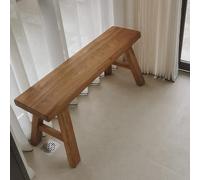 Cxllisionary Banco De Entrada De Madera Maciza De Olmo Viejo, Unión De Espiga Y Mortaja, Banco Estrecho Y Robusto para Zapatos, Pie De Cama, Sala De Estar, 100% Madera Maciza, Estilo Rústico(100cm)