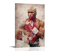 CXMAKNZ Pósteres aplicables a Freud Mayweather lienzo pintura al óleo decorativa pintura arte póster colgante pintura hogar sala de estar dormitorio comedor pared 08 x 12 pulgadas (20 x 30 cm) estilo