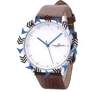 CXML&DASHE Reloj Inverso Manecillas al Revés y Números Invertidos en Sentido Antihorario, Movimiento de Cuarzo Clásico, Diseño Único Unisex (Reloj Noveladad Extraño y Genial)