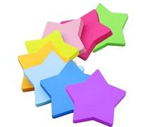 CXNXFD 7 cm x 7 cm, 240 coloridas estrellas de cinco puntas, autoadhesivas, en 8 colores, adecuadas para oficina, escuela, casa, bloc de notas, noticias