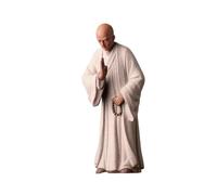 CXNZRLVY Zen Little Monk Buddhist Shami Meditation Sculpture, Ceramic Figurines, Tearoom Fengshui Chinese Statues for Decoration, Gift