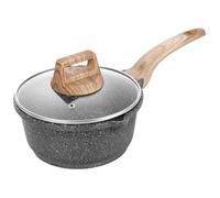 CXPAN con boquilla de verger, mini con tapa, cacerola pequeña antiadherente con pico y mango frío, olla de cocción para leche hirviendo, pasta, maceta de leche