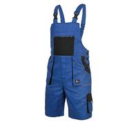 CXS Denis Pantalones Peto Corto, de Trabajo, Sólido, para Hombres, Pantalones de Trabajo, Profesional, Resistente, Profesionales para Jardinería (60)