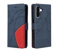 CXTCASE Funda Cartera para Samsung Galaxy A57 5G, FuncióN Kickstand Cubre, Funda para Samsung Galaxy A57 5G, Funda Movil Carcasa PU Cuero, Azul