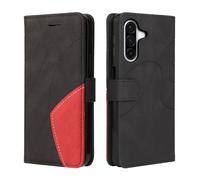 CXTCASE Funda Cartera para Samsung Galaxy A57 5G, FuncióN Kickstand Cubre, Funda para Samsung Galaxy A57 5G, Funda Movil Carcasa PU Cuero, Negro