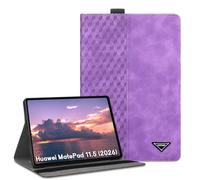 CXTCASE Funda para Huawei MatePad 11.5 (2026), PU Protectora Carcasa con Función de Soporte para Huawei MatePad 11.5 (2026), Púrpura