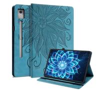 CXTCASE Funda para Lenovo Idea Tab Pro 12.7 Pulgadas 2025 Modell TB-373FU / TB-375FC Tablet, Carcasa Protectora Funda Antichoque y Soporte con Función, Azul Lago