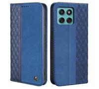 CXTCASE Funda para Motorola Moto G Stylus 5G 2025, Funda Tapa Libro Movil Carcasa PU Cuero para Motorola Edge 60s, Tipo Libro Flip Wallet Case Moto G Stylus 5G 2025 Azul