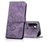 CXTCASE Funda para Samsung Galaxy A57 5G, Funda Tapa Libro Movil Carcasa PU Cuero para Samsung Galaxy A57 5G, Púrpura