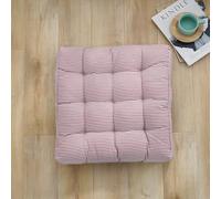 CXUEHNL Cojines para Silla, Cojines Gruesos Tatami, Relleno de Algodón, Cojín de Suelo, Cojín Decorativo, Cojines Asientos para Jardín Cocina y Oficina 45x45x8 cm (2 Piezas)