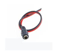 CXVFY 1/5/10 piezas compatibles con conector de alimentación CC macho hembra de 5 V, 12 V, 5,5 x 2,1 mm, adaptador de enchufe de cable compatible con cámara de TV 5050 3528 (macho, dorado)