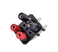 CXVFY 1 unid 2 4 6 Posiciones Pin de Curva Audio Externo Audio Jack Amplificador Amplificador Banana Conecte 4 mm Conector de Enchufe Tornillo Post Bloque de terminales(4 Positions)