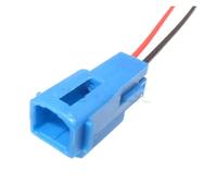 CXVFY Conector de arnés de cableado de audio/automóvil de 2 pines, macho y hembra, con cable, enchufe sin sellar/altavoz de automóvil 174463-1 174463-5(Male wires)
