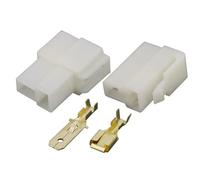 CXVFY Kit de conector de terminal de cable automotriz DJ7021-6.3-11/21 de 2 pines y 6,3 mm for motocicleta(10 Sets)