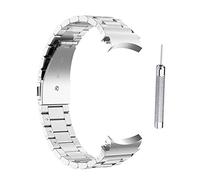 CXWLD Correas de acero inoxidable de 20 mm compatibles con Galaxy de 40/44 mm, Galaxy Classic de 46 mm/42 mm, correas de repuesto para hombres y mujeres
