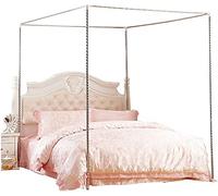 CXWLD Dosel Mosquitero Soporte Cuatro Cama Esquinera, Dosel de Cama, Marquesina de Cama Marquesina Marco Estructura para Twin/Full/Queen/California King/King Size/California King,25 mm, 150 x 200 cm