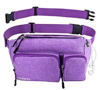 CXWMZY Fanny Pack para mujeres y hombres, riñonera de cadera con correa de extensión de gran capacidad, fácil de llevar cualquier teléfono, pasaporte, billetera, para entrenamiento al aire última