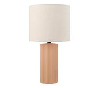 CXYWBD 20-Inch Ceramic Table Lamp with Ribbed Finish, White Linen Shade, Socket Room, Bedroom, Office Suitable for bedrooms, Living Rooms, Offices, Book(Orange)