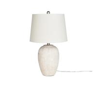 CXYWBD 23-Inch Retro Ceramic Basin Table Lamp with Fabric Lampshade Bedroom, Dining Room, Office Suitable for bedrooms, Living Rooms, Offices, Book(Eggplant Purple)