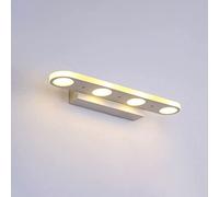 CXYWBD Apliques Murales, luz con acrílico, Delantera Espejo Maquillaje Moderna, Imagen 12W Luces tocador baño para lámpara decoración Noche de la Pared, 6000k 4