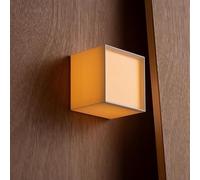 CXYWBD Art Lighting Square Indoor Hardwired Side Light Japanese-Style Retro Cafe Corridor Wall Lamp
